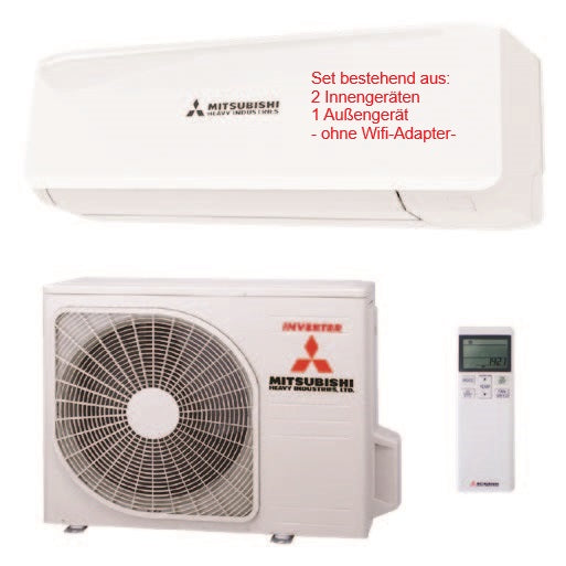 Mitsubishi Heavy Industries 2x SRK20ZS-W - SCM40ZS-W - Multisplit Klimaanlage