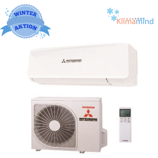 WINTERAKTION: Nur solange der Vorrat reicht!  Mitsubishi Heavy Industries SRK20ZS-W - SRC20ZS-W - Monosplit Klimaanlage - Optional mit WLAN Adapter